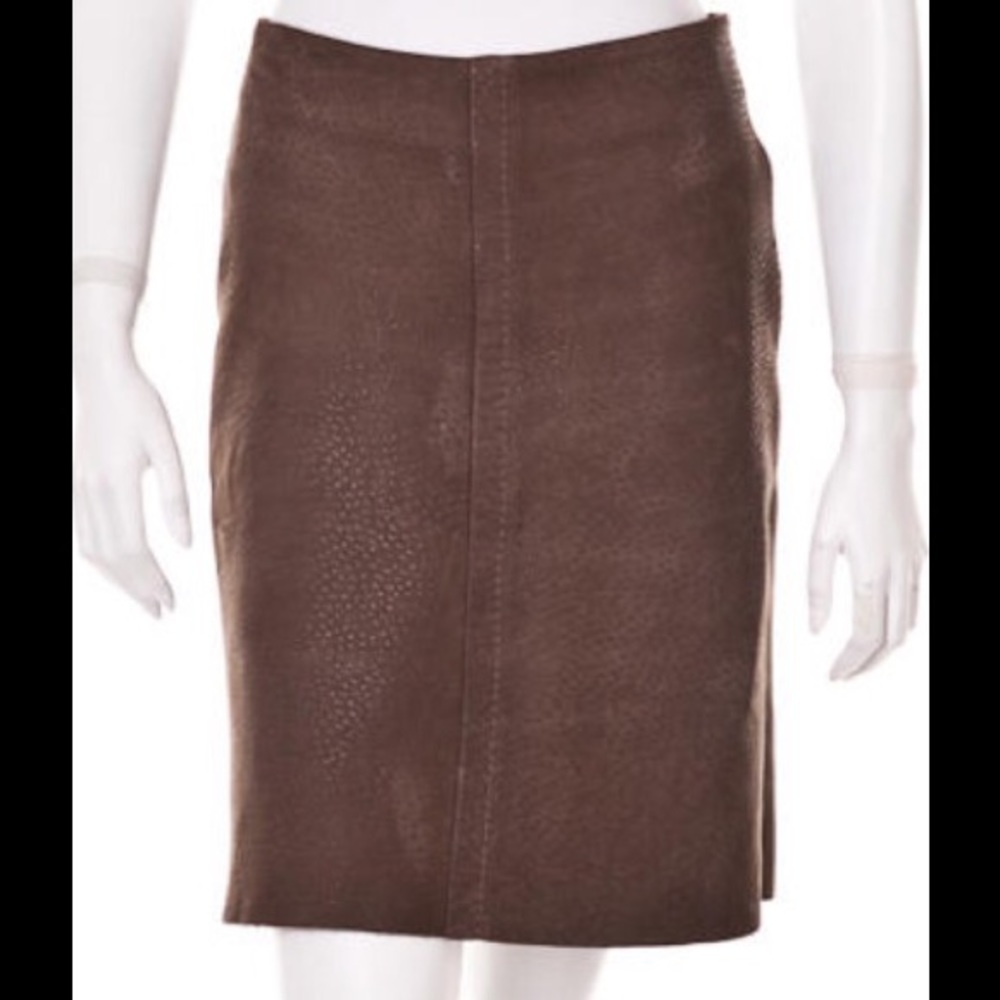 Prada Leather Skirt